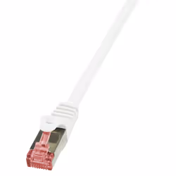 LogiLink 3m Cat.6 S/FTP, 3 m, Cat6, S/FTP (S-STP), RJ-45, RJ-45, Bianco