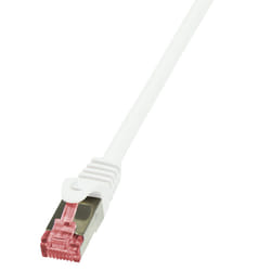 LogiLink 3m Cat.6 S/FTP cavo di rete Bianco Cat6 S/FTP (S-STP)