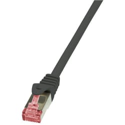 LogiLink Cat.6 S/FTP, 3m cavo di rete Nero Cat6 S/FTP (S-STP)