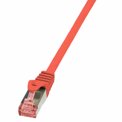 LogiLink 2m Cat.6 S/FTP, 2 m, Cat6, S/FTP (S-STP), RJ-45, RJ-45, Rosso