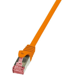 LogiLink Cat.6 S/FTP, 3m cavo di rete Arancione Cat6 S/FTP (S-STP)