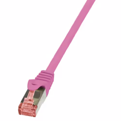 LogiLink 7.5m, Cat6, 7,5 m, Cat6, S/FTP (S-STP), RJ-45, Rosa