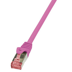 LogiLink 7.5m, Cat6 cavo di rete Rosa 7,5 m S/FTP (S-STP)