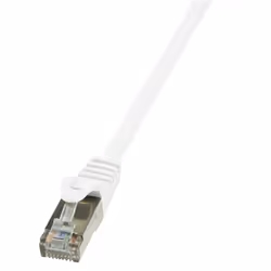 LogiLink 15m Cat.6 F/UTP, 15 m, Cat6, F/UTP (FTP), RJ-45, RJ-45, Bianco