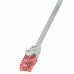LogiLink 1m Cat.6 U/UTP, 1 m, Cat6, U/UTP (UTP), RJ-45, RJ-45, Grigio