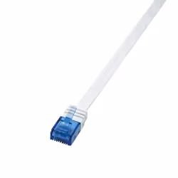 LogiLink 0.25m Cat6 U/UTP RJ45, 0,25 m, Cat6, U/UTP (UTP), RJ-45, RJ-45, Bianco