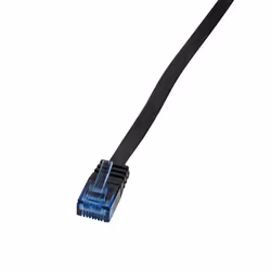 LogiLink 0.5m Cat6 U/UTP RJ45, 0,5 m, Cat6, U/UTP (UTP), RJ-45, RJ-45, Nero
