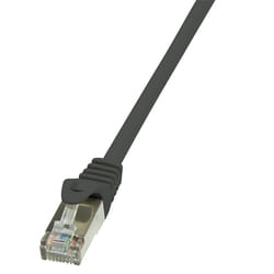 LogiLink 1m Cat.5e F/UTP cavo di rete Nero Cat5e F/UTP (FTP)