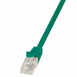 LogiLink 0.25m Cat.5e U/UTP, 0,25 m, Cat5e, U/UTP (UTP), RJ-45, RJ-45, Verde