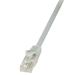 LogiLink 0.25m Cat.5e U/UTP RJ45 cavo di rete Grigio 0,25 m Cat5e U/UTP (UTP)