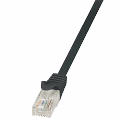 LogiLink 0.25m Cat.5e U/UTP, 0,25 m, Cat5e, U/UTP (UTP), RJ-45, RJ-45, Nero
