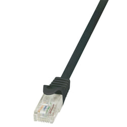LogiLink 0.25m Cat.5e U/UTP cavo di rete Nero 0,25 m Cat5e U/UTP (UTP)