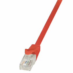 LogiLink 0.25m Cat.5e U/UTP, 0,25 m, Cat5e, U/UTP (UTP), RJ-45, RJ-45, Rosso