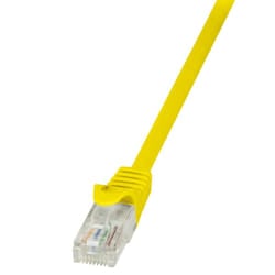 LogiLink 1m Cat.5e U/UTP cavo di rete Giallo Cat5e U/UTP (UTP)
