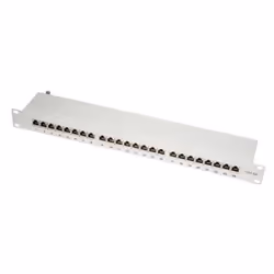 LogiLink NP0060, RJ-45, Cat6a, Grigio, Acciaio, Montaggio a rack, 1U