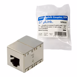 LogiLink NP0054 adattatore per inversione del genere dei cavi RJ45 Grigio - Vista aggiuntiva 6