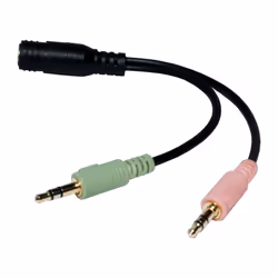 LogiLink CA0020 cavo audio 0,15 m 3.5mm 2 x 3.5mm Nero