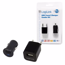 LogiLink PA0076 adattatore e invertitore Auto/interno Nero
