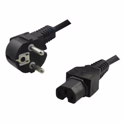 LogiLink CP105, 2 m, Accoppiatore C13, Accoppiatore C15