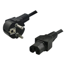 LogiLink CP105 cavo di alimentazione Nero 2 m Accoppiatore C13 Accoppiatore C15