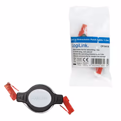 LogiLink CP1041R cavo di rete Grigio 1,5 m Cat5e - Vista aggiuntiva 5