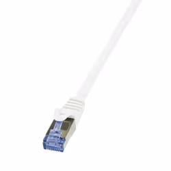 LogiLink PrimeLine Cat.7 S/FTP 0.25m, 0,25 m, Cat7, S/FTP (S-STP), RJ-45, RJ-45, Bianco