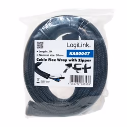 LogiLink KAB0047 guaina per cavo Nero - Vista aggiuntiva 7