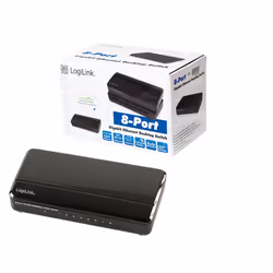 LogiLink NS0106, Non gestito, L2, Gigabit Ethernet (10/100/1000), Full duplex