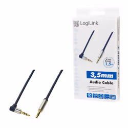 LogiLink 3.5mm - 3.5mm 1.5m cavo audio 1,5 m Blu - Vista aggiuntiva 4