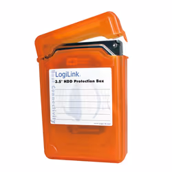 LogiLink UA0133O custodia per unità di archiviazione Cover Arancione