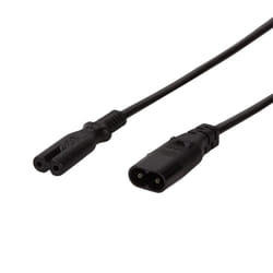 LogiLink 2m, IEC 60320-C8/IEC 60320-C7 Nero Accoppiatore C7 Accoppiatore C8