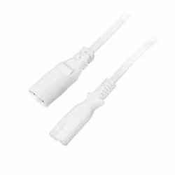 LogiLink 2m, IEC 60320-C8/IEC 60320-C7 Bianco Accoppiatore C7 Accoppiatore C8 - Vista aggiuntiva 5