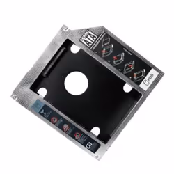 LogiLink AD0017, Nero, Metallico