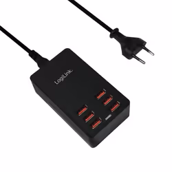 LogiLink PA0139 Caricabatterie per dispositivi mobili Universale Nero AC Interno - Vista aggiuntiva 4