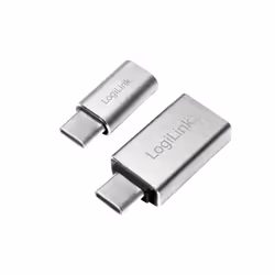 LogiLink AU0040, USB 3.1 C, USB 3.0 A, Micro USB 2.0, Alluminio