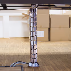 LogiLink KAB0064 organizer per cavi Scrivania Pannello passacavi Argento 1 pz - Vista aggiuntiva 4
