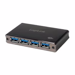 LogiLink UA0282, USB 3.2 Gen 1 (3.1 Gen 1) Micro-B, USB 3.2 Gen 1 (3.1 Gen 1) Type-A, 5000 Mbit/s, Nero, Alluminio, Cina