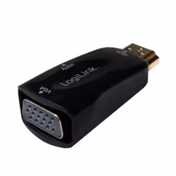 LogiLink CV0107 adattatore per inversione del genere dei cavi HDMI VGA Nero - Vista aggiuntiva 2