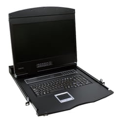LogiLink LC902GE console a rack 47 cm (18.5") 1366 x 768 Pixel Metallo Nero 1U