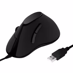 LogiLink ID0158, Mano destra, Ottico, USB tipo A, 1000 DPI, Nero