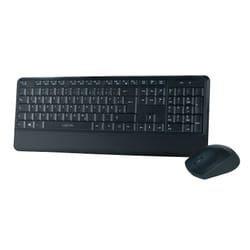 LogiLink ID0161 tastiera Mouse incluso Universale RF Wireless QWERTZ Tedesco Nero