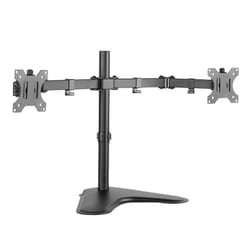 LogiLink BP0045 Supporti a parete per TV 81,3 cm (32") Scrivania Nero, Acciaio inox