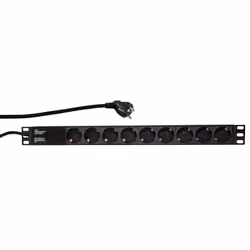 LogiLink PDU9C03, 9 presa(e) AC, Tipo F, 230 V, 50 - 60 Hz, 16 A, 3500 W