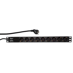 LogiLink PDU9C03 protezione da sovraccarico Nero 9 presa(e) AC 230 V 2 m