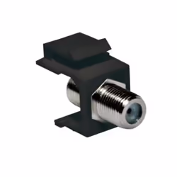 LogiLink NK0018B, F-Type, Nero, Termoplastica, Nichel, 75 mΩ, 100 g