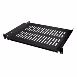 LogiLink SF1C45B, Mensola per scaffale, Nero, Acciaio, 10 kg, 1U, 48,3 cm (19")