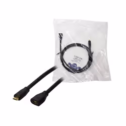 LogiLink CU0121 cavo USB USB 2.0 1 m Micro-USB B Nero - Vista aggiuntiva 3