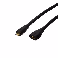 LogiLink CU0125, 5 m, Micro-USB B, Micro-USB B, USB 2.0, 0,48 Gbit/s, Nero