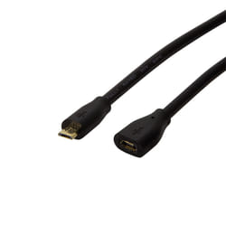 LogiLink CU0125 cavo USB USB 2.0 5 m Micro-USB B Nero