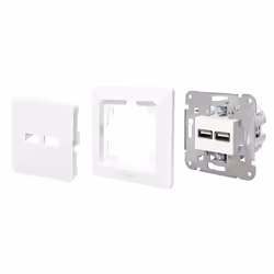 LogiLink PA0163 presa energia 2x USB Bianco - Vista aggiuntiva 6